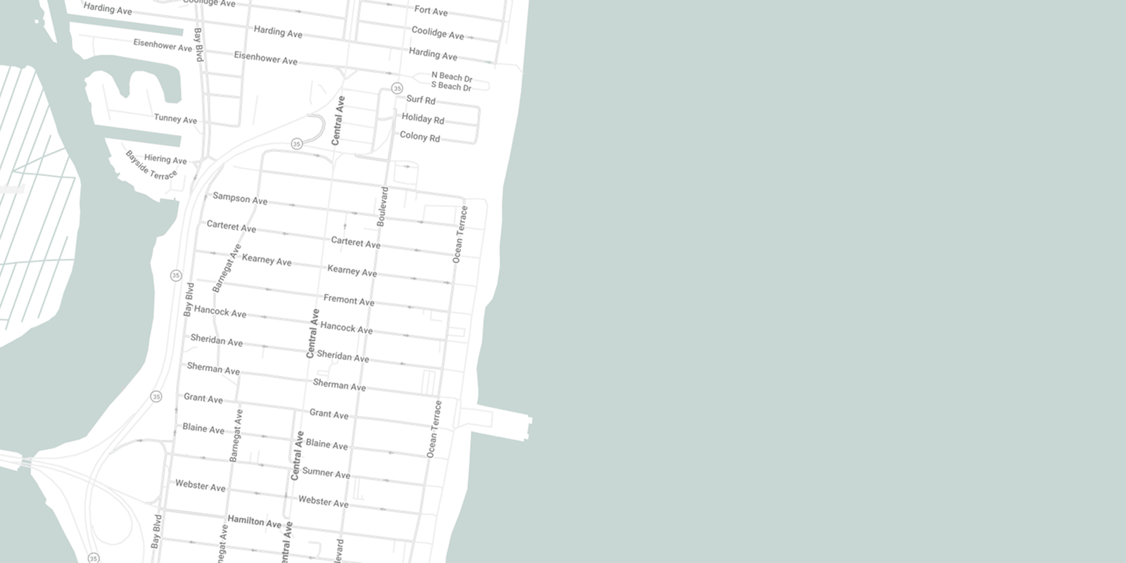 Map of 1511 Ocean Terrace